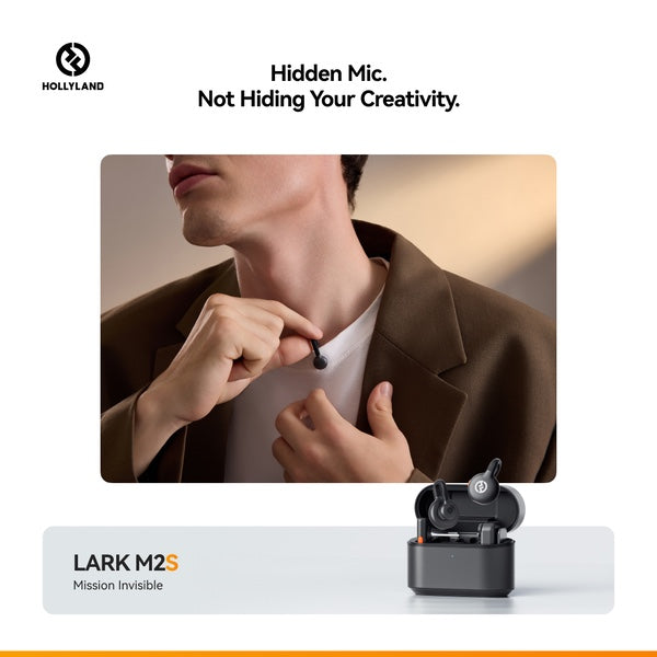 Hollyland Lark M2S Microfono Wireless Combo (Camera RX+USB-C RX+ Cavo Lightning) Hollyland Lark M2S Microfono Wireless Combo (Camera RX+USB-C RX+ Cavo Lightning)